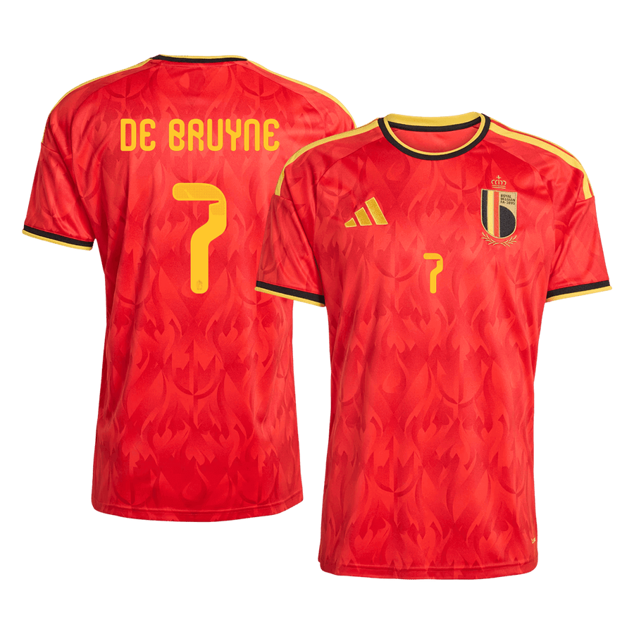 DE BRUYNE #7 Belgia hjemmefotballdrakt VM 2026