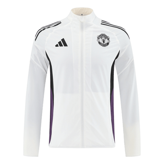 Manchester United Windbreaker Jacket 2025/26 - Hvit