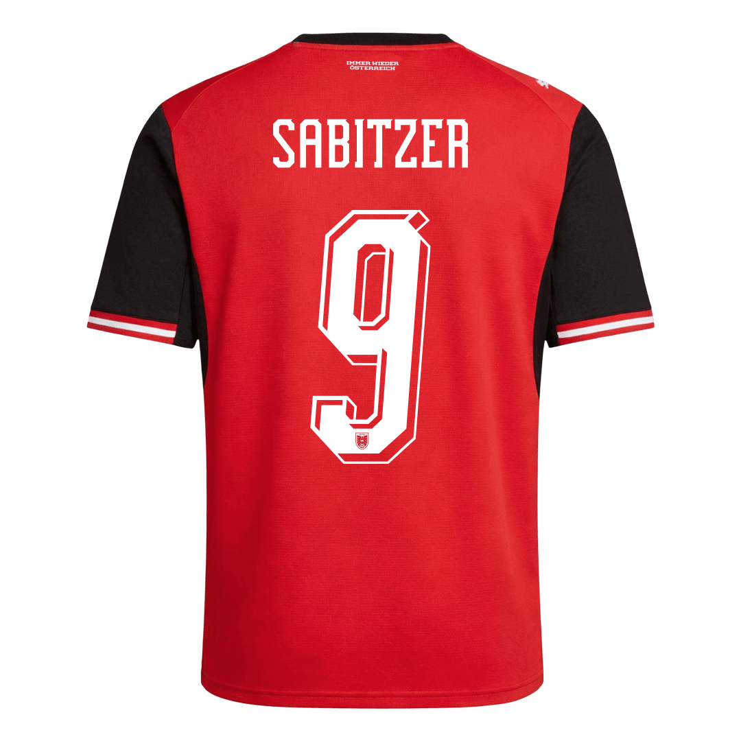 SABITZER#9 Østerrike Hjemmefotballdrakt VM 2026 Rød