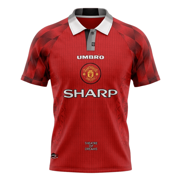 Retro jalkapallopaita Manchester United Koti 1996/97