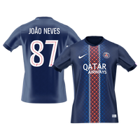 JO?O NEVES #87 PSG hjemmefotballdrakt 2025/26