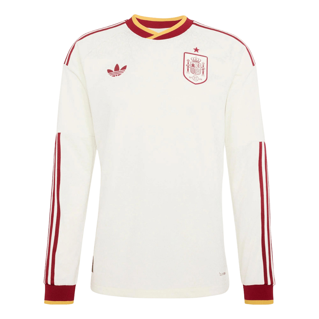 Spain Away Long Sleeve Jersey World Cup 2026