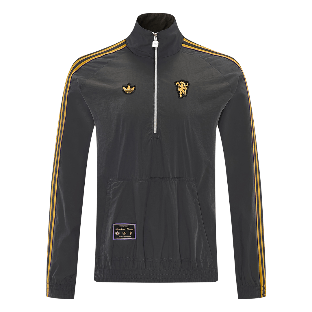 Manchester United Windbreaker Jacket 2026 - Grå