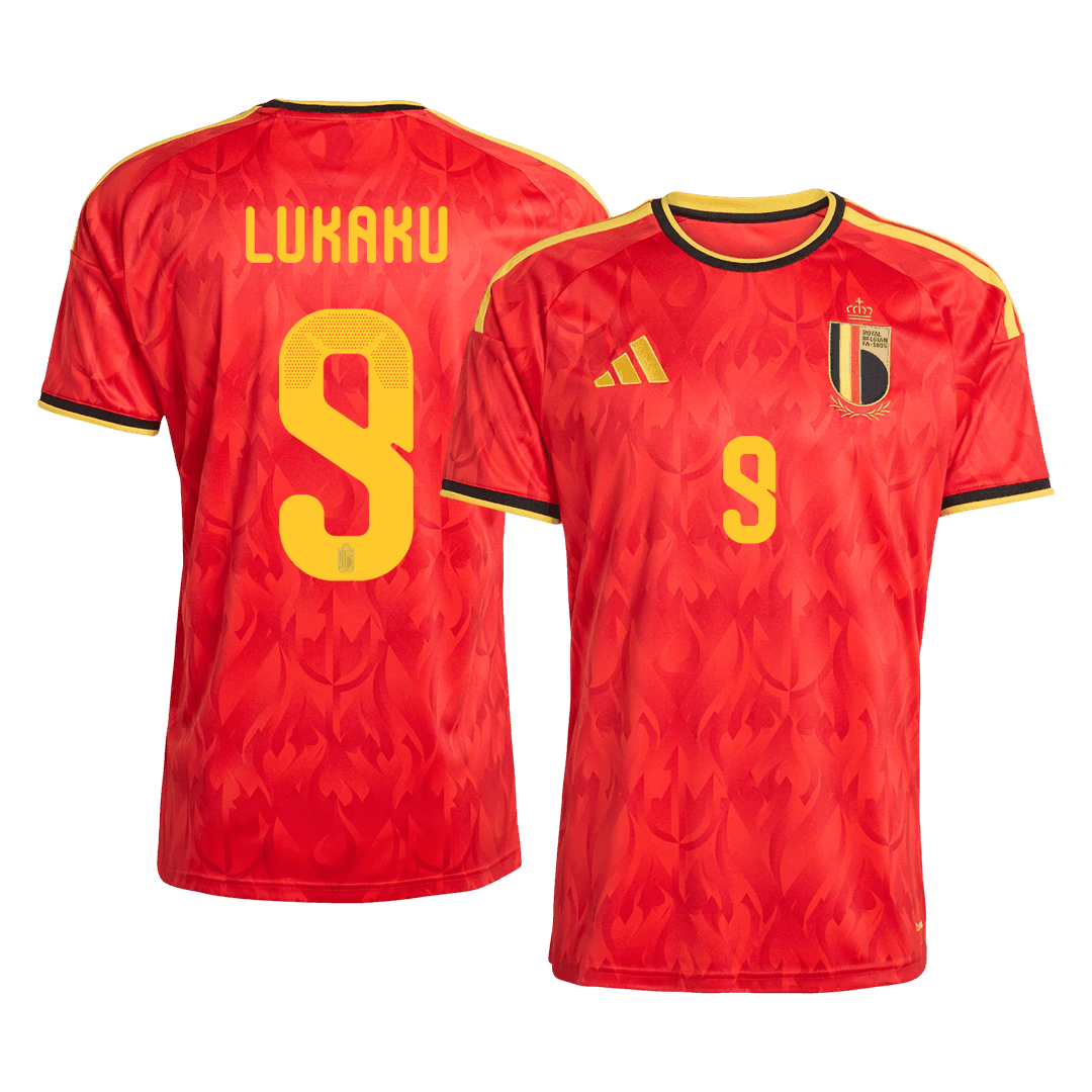 LUKAKU #9 Belgia hjemmefotballdrakt VM 2026