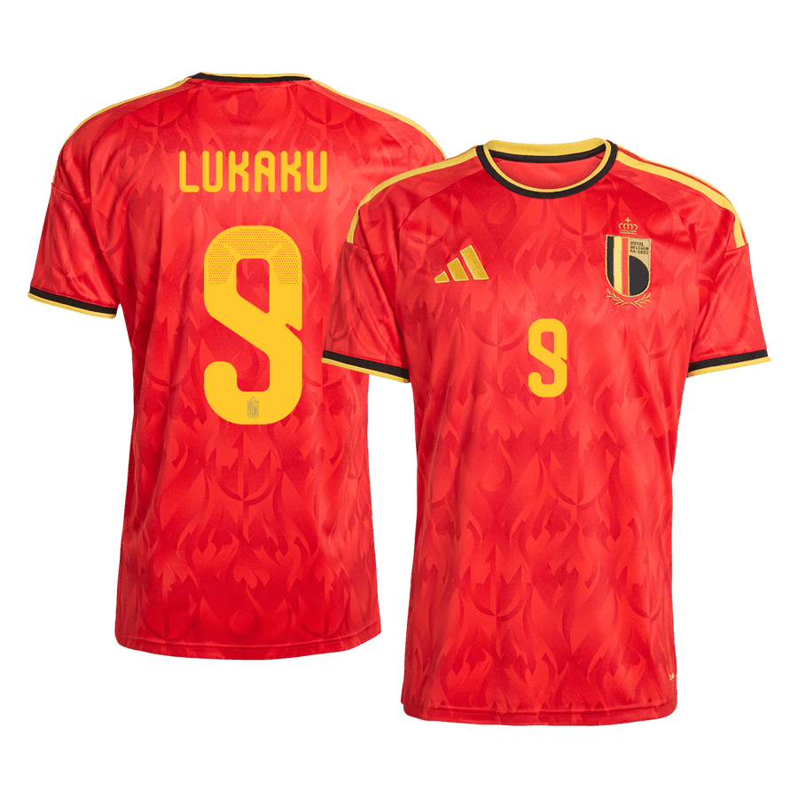 LUKAKU #9 Belgia hjemmefotballdrakt VM 2026