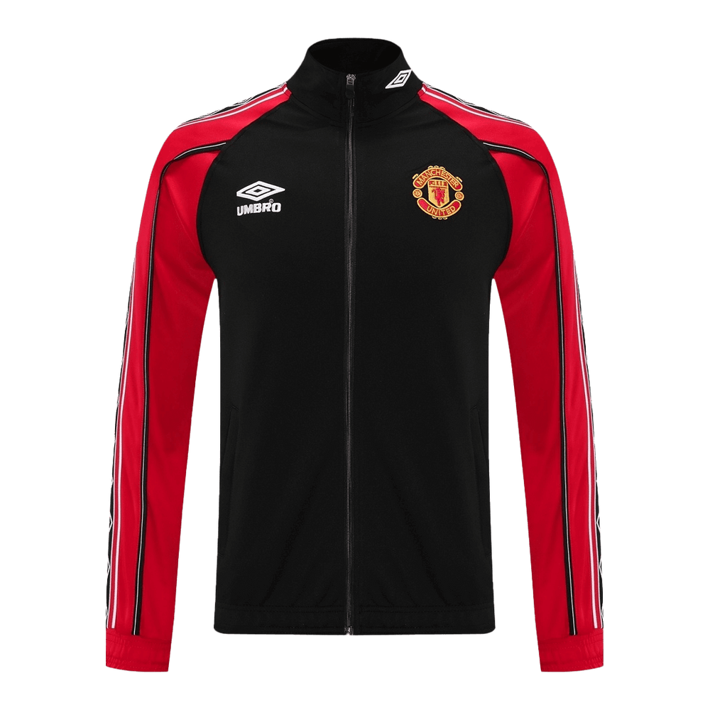Manchester United treningsjakke 2025/26 - rød og svart