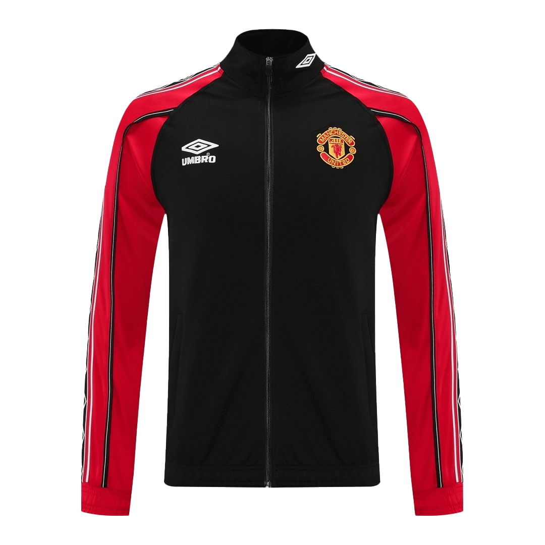 Manchester United treningsjakke 2025/26 - rød og svart