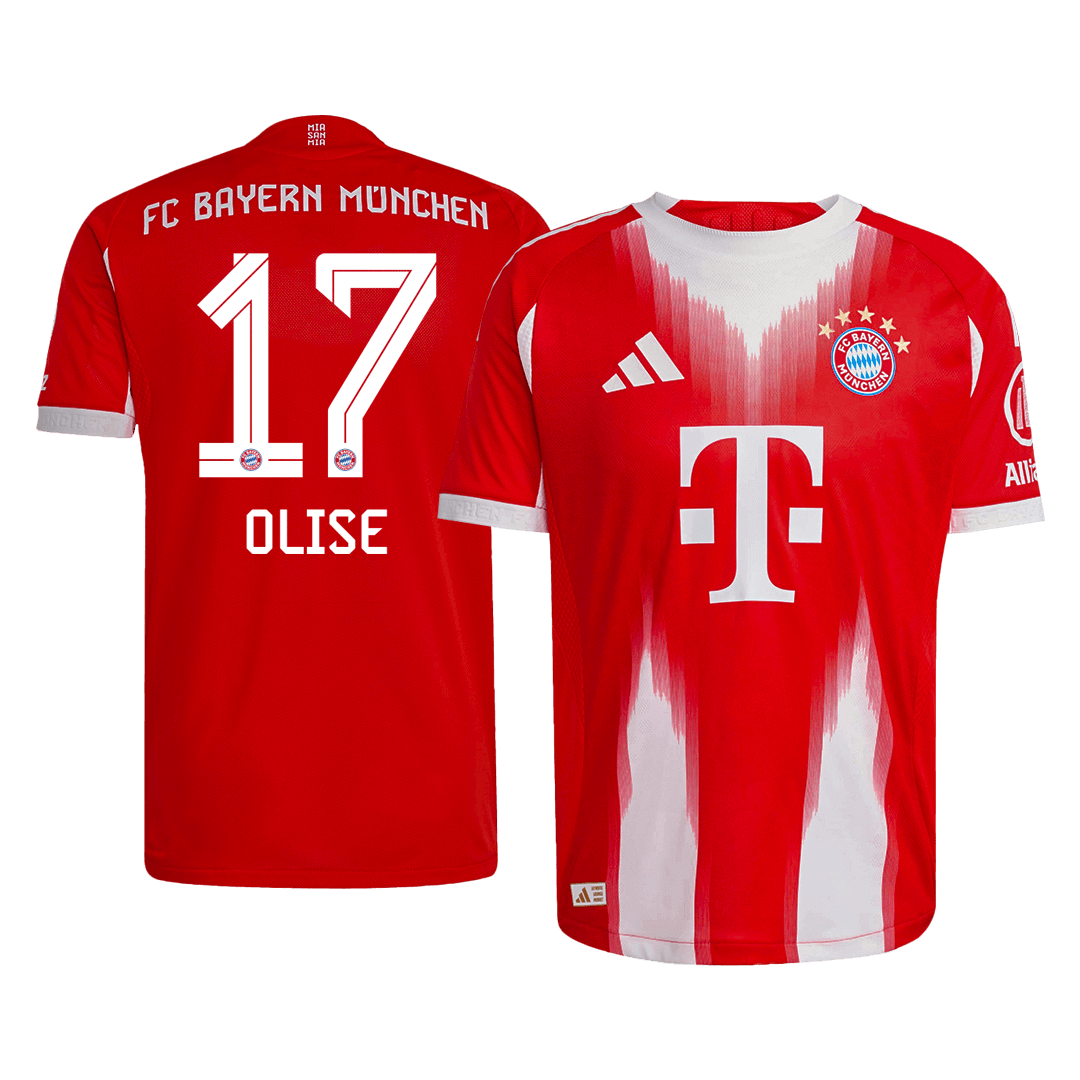 OLISE #17 Bayern München Hjemme Autentisk fotballdrakt 2025/26