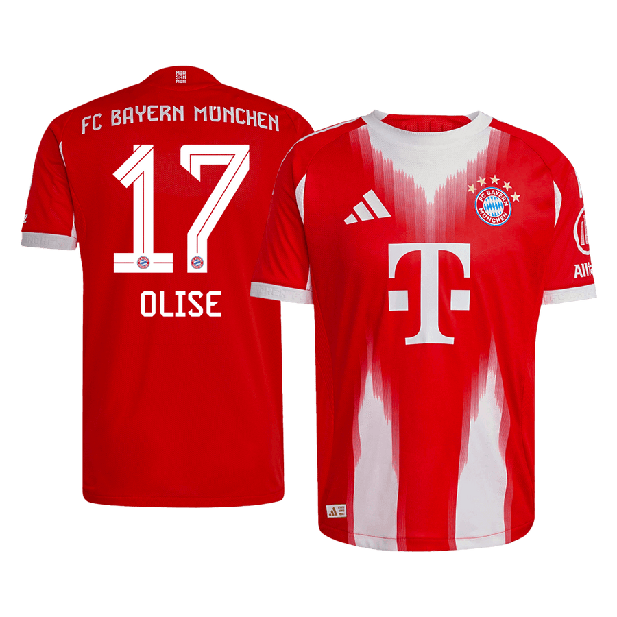OLISE #17 Bayern München Hjemme Autentisk fotballdrakt 2025/26