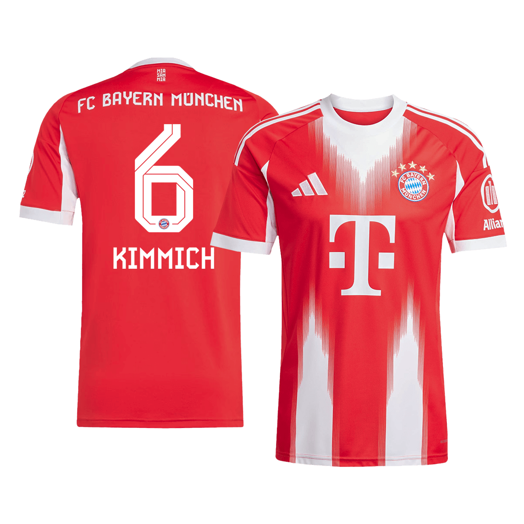 Bayern Munich-drakt Custom KIMMICH #6 Fotballdrakt Hjemme 2025/26