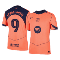 LEWANDOWSKI #9 Barcelona Third Away Autentisk fotballdrakt 2025/26 - UCL