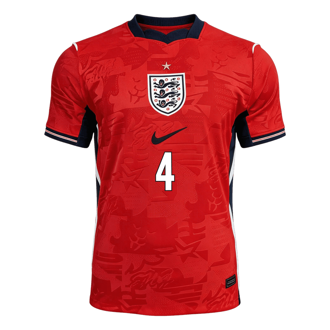 RICE #4 England Bortespillerversjon Jersey World Cup 2026