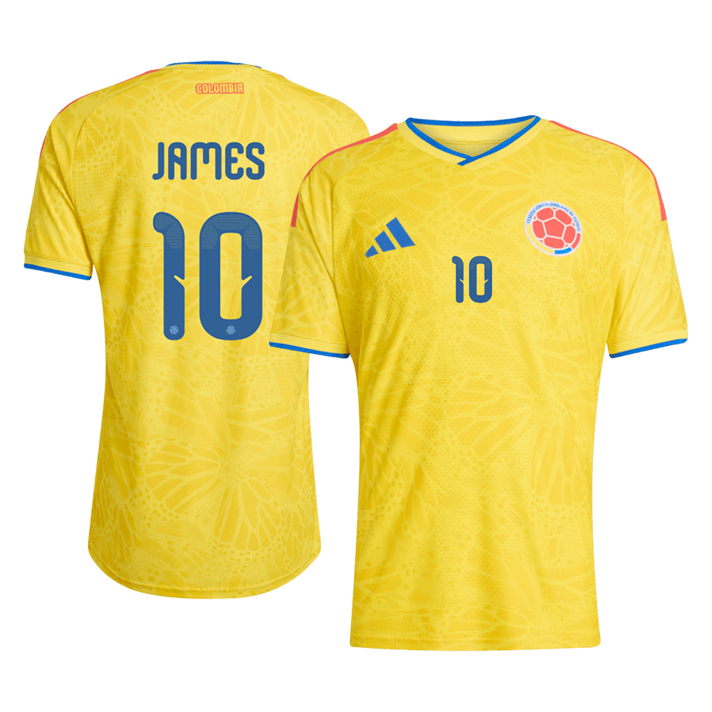 JAMES #10 Colombia Hjemmespillerversjon Jersey World Cup 2026