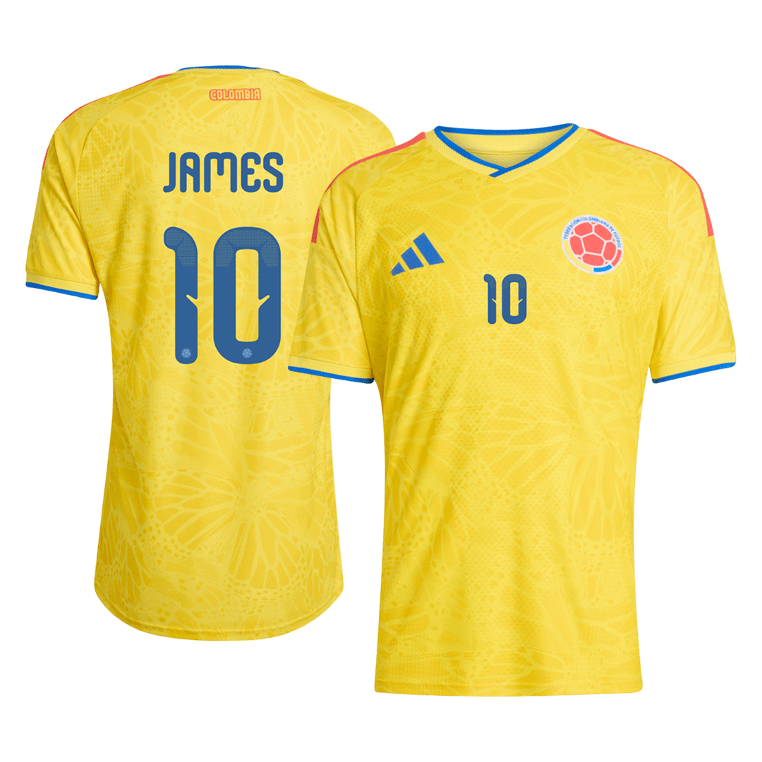 JAMES #10 Colombia Hjemmespillerversjon Jersey World Cup 2026