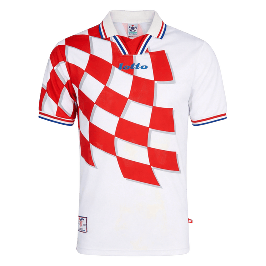 Retro fotballdrakt Kroatia hjemme-VM 1998