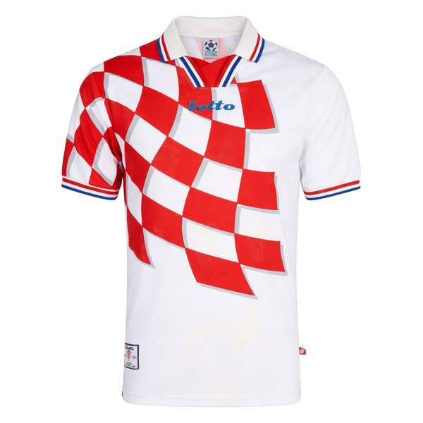 Retro fotballdrakt Kroatia hjemme-VM 1998