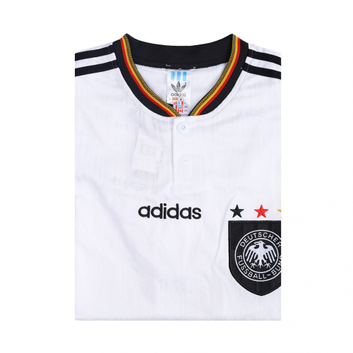 Retro fotballdrakt Tyskland hjemme-EM 1996