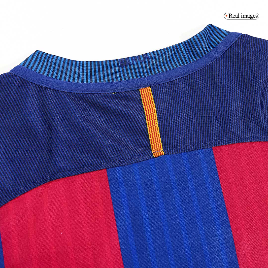 Retro fotballdrakt MESSI #10 Barcelona Hjem 2016/17