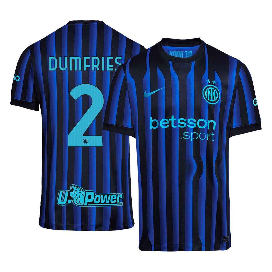 DUMFRIES #2 Inter Milan hjemmefotballdrakt 2025/26