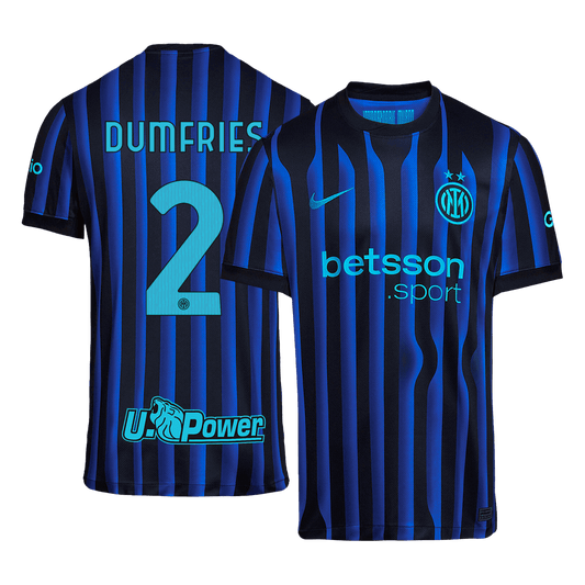 DUMFRIES #2 Inter Milan hjemmefotballdrakt 2025/26