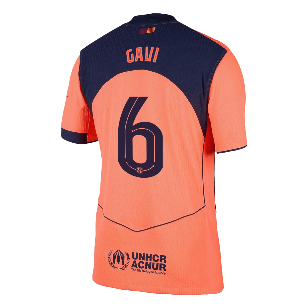 GAVI #6 Barcelona Third Away Autentisk fotballdrakt 2025/26 - UCL