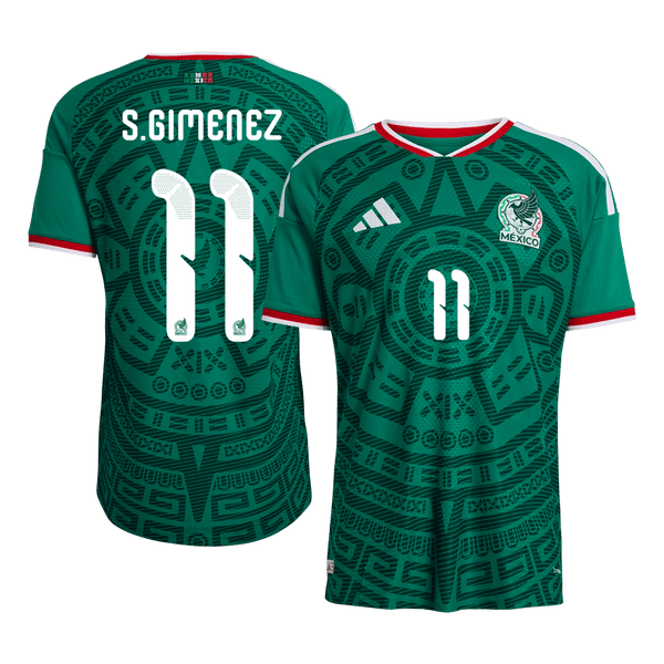 S.GIMENEZ #11 Mexico Hjemmespillerversjon Jersey World Cup 2026