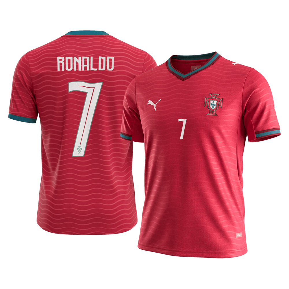RONALDO #7 Portugal hjemmefotballdrakt VM 2026