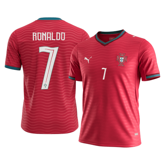 RONALDO #7 Portugal hjemmefotballdrakt VM 2026