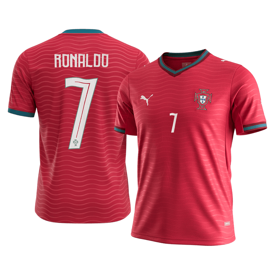 RONALDO #7 Portugal hjemmefotballdrakt VM 2026
