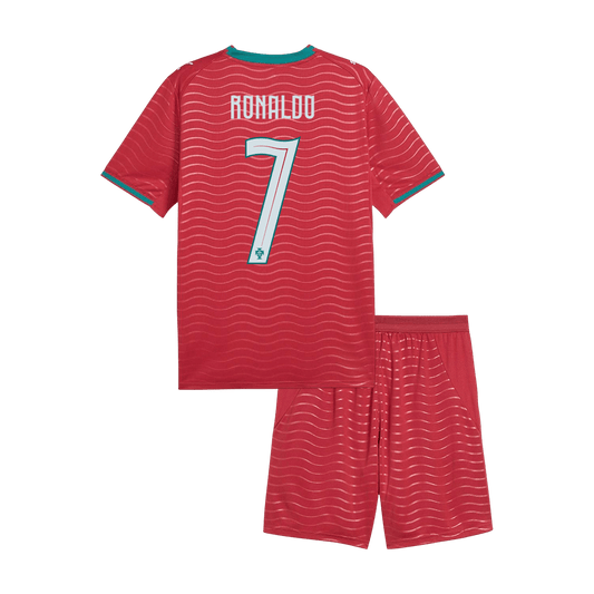 RONALDO #7 Portugal hjemme-VM fotballdrakter for barn 2026