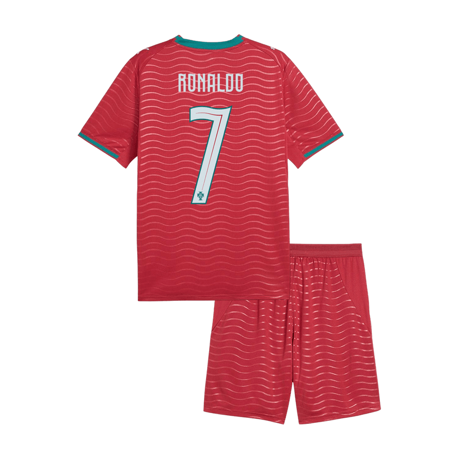 RONALDO #7 Portugal hjemme-VM fotballdrakter for barn 2026