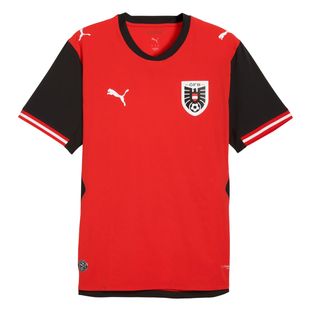Østerrike hjemmespillerversjon Jersey World Cup 2026