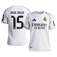 ARDA GüLER #15 Real Madrid Hjemmespillerversjon Trøye 2025/26