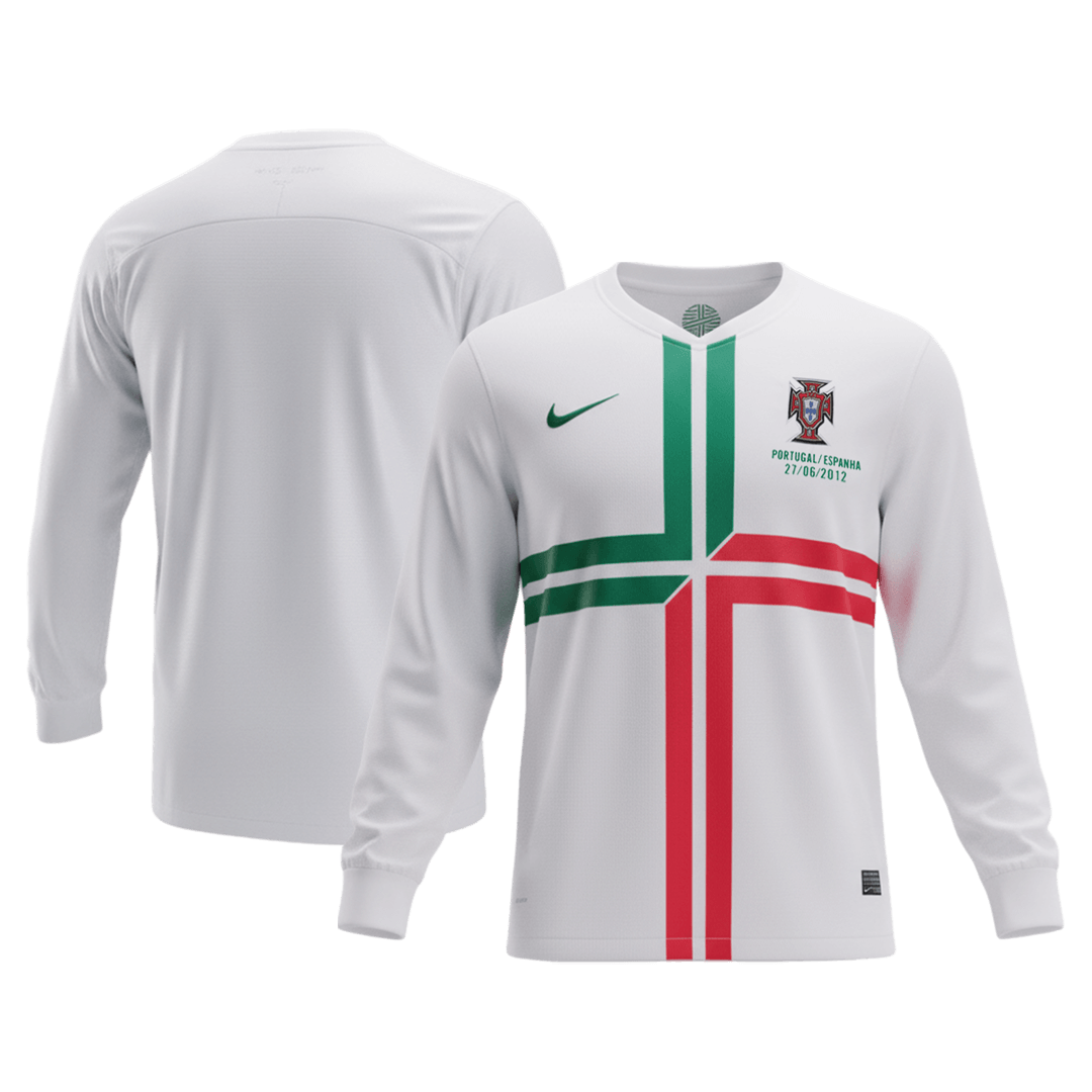 Retro fotballdrakt Portugal Langermet Borte 2012
