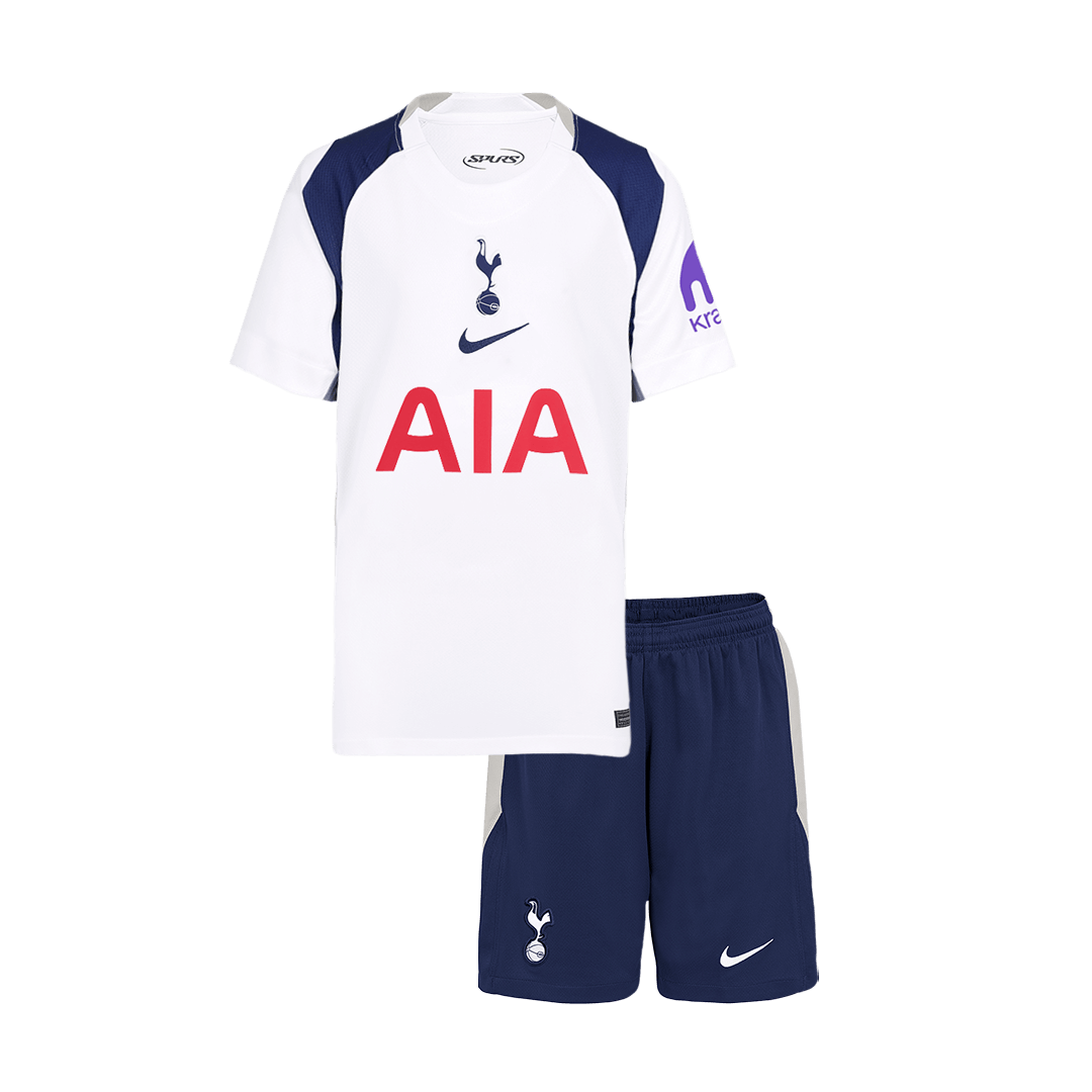 Tottenham Hotspur tilpasset hjemmefotballdrakt for barn 2025/26