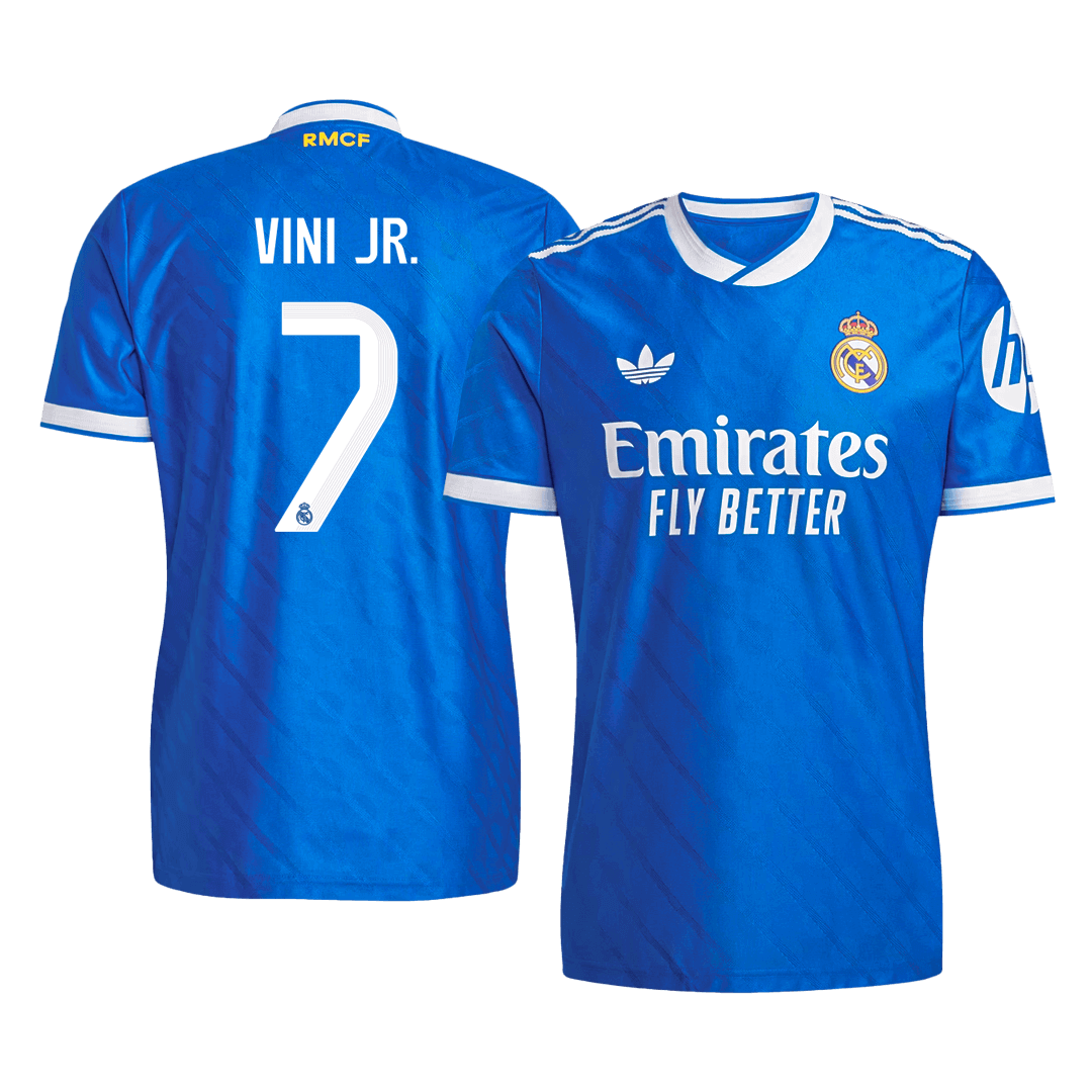 VINI JR. #7 Real Madrid Tredje Borte Autentisk Fotballdrakt 2025/26