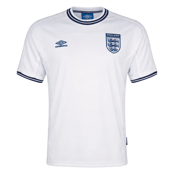 Retro fotballdrakt England hjemme-EM 2000