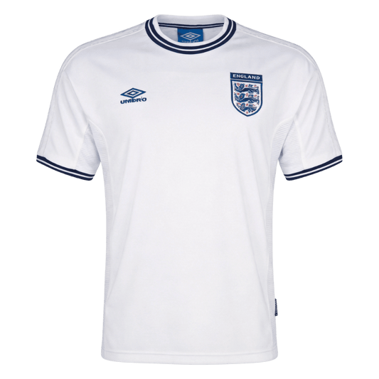 Retro fotballdrakt England hjemme-EM 2000