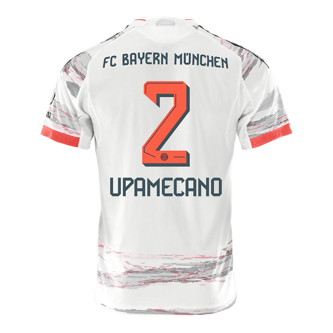 UPAMECANO #2 Bayern München Autentisk Fotballdrakt Borte 2025/26
