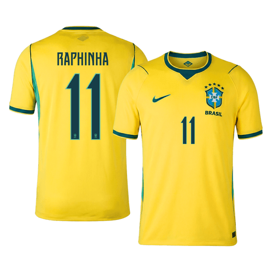 RAPHINHA #11 Brasil hjemmefotballdrakt World Cup 2026