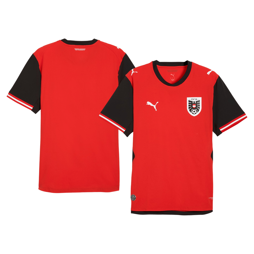 Østerrike hjemmespillerversjon Jersey World Cup 2026