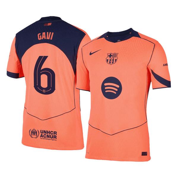 GAVI #6 Barcelona Third Away Autentisk fotballdrakt 2025/26 - UCL