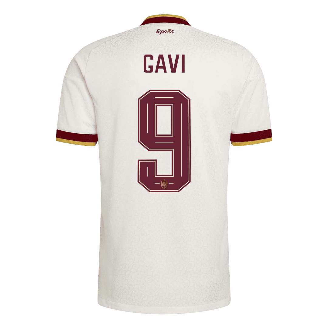 GAVI #9 Spania Bortespillerversjon Jersey World Cup 2026 - Champion