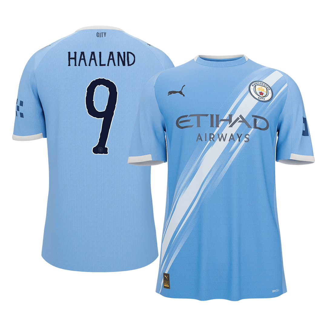 HAALAND #9 Manchester City hjemmefotballdrakt 2025/26