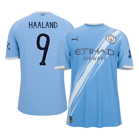 HAALAND #9 Manchester City hjemmefotballdrakt 2025/26