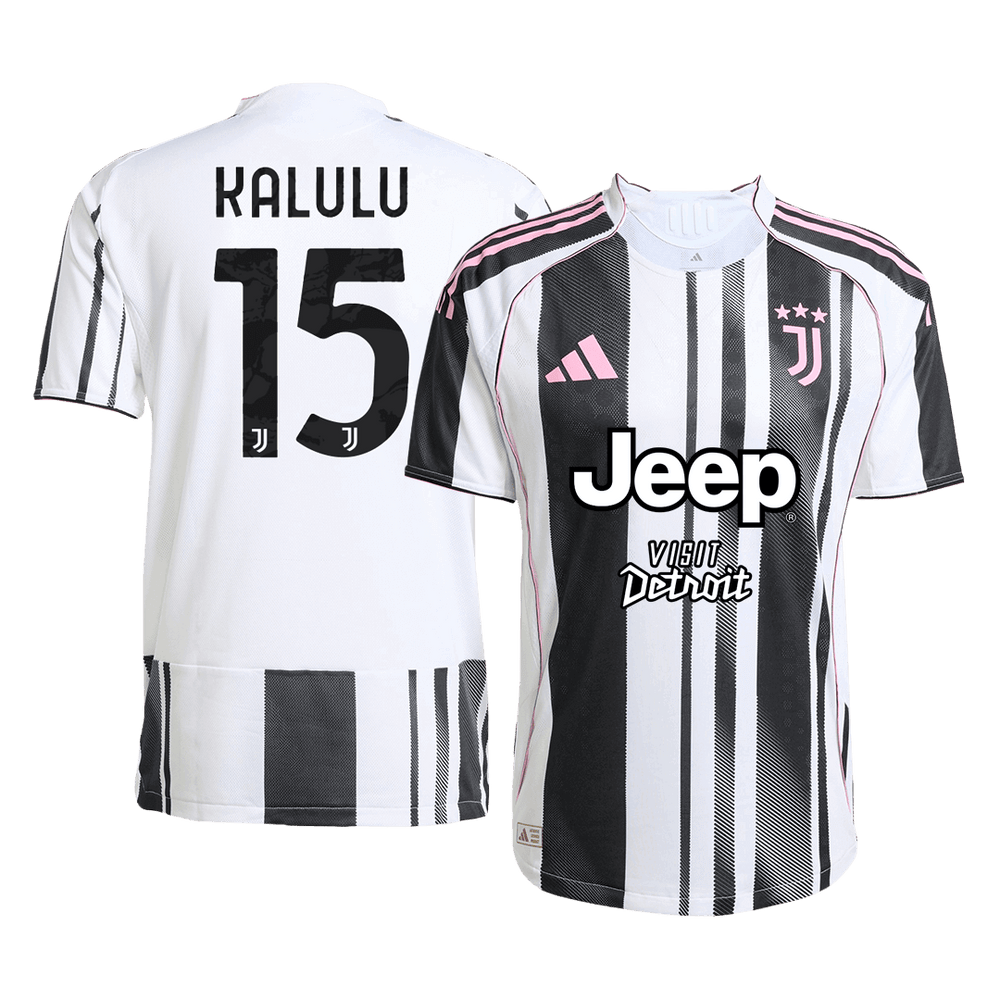 KALULU #15 Juventus Hjemme Autentisk Fotballdrakt 2025/26