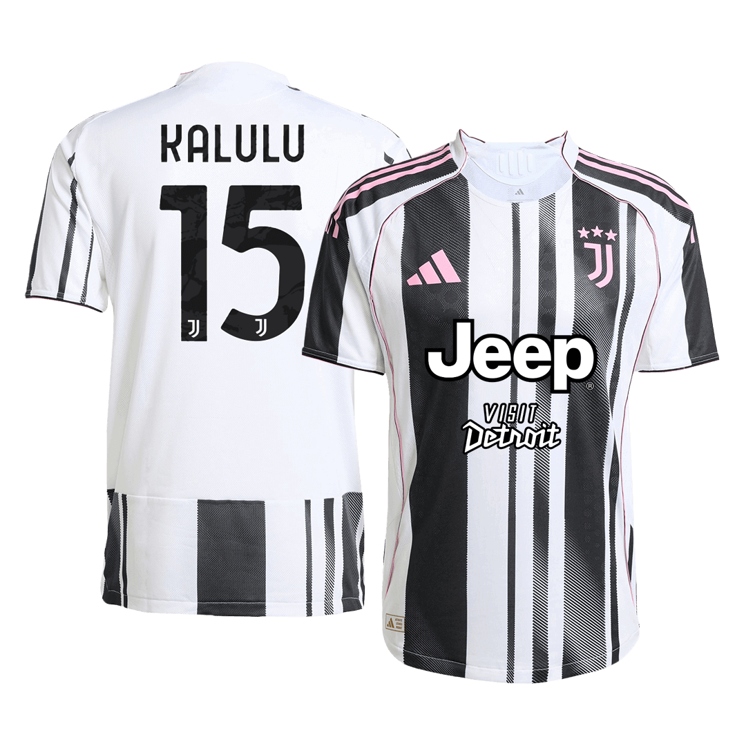 KALULU #15 Juventus Hjemmespillerversjon Trøye 2025/26