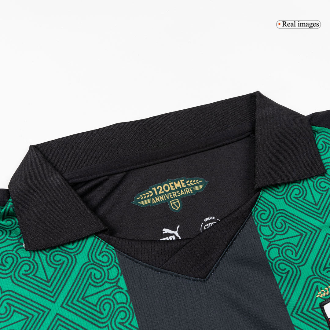 THAUVIN#10 RC Lens Away fotballdrakt 25/26 grønn og svart