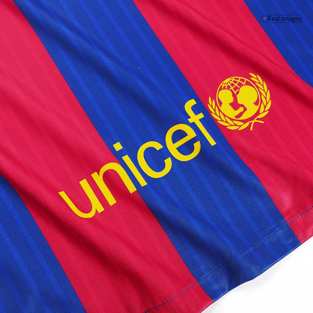 Retro fotballdrakt MESSI #10 Barcelona Hjem 2016/17