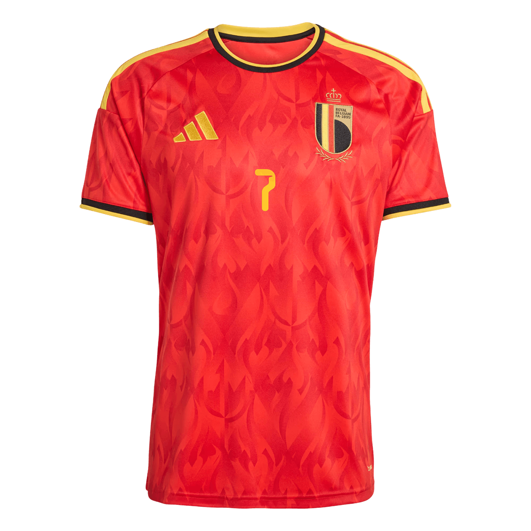 DE BRUYNE #7 Belgia hjemmefotballdrakt VM 2026